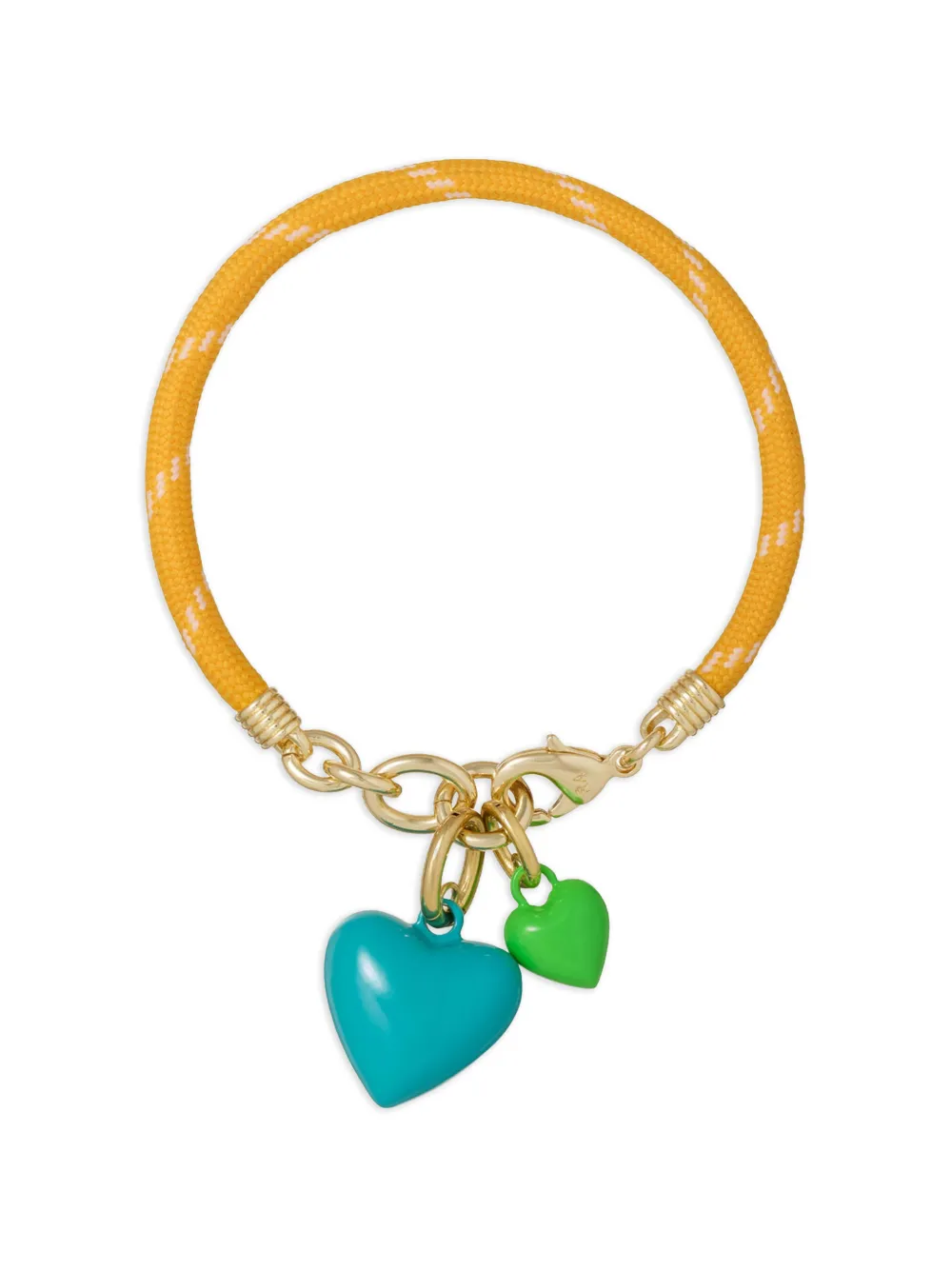Roxanne Assoulin The Happy Cord heart-charm bracelet - Blu