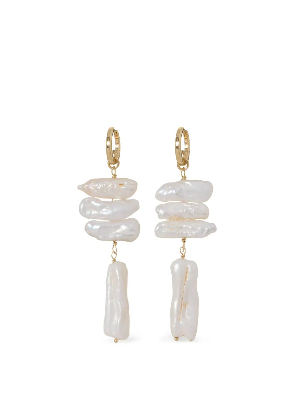 Roxanne Assoulin Pearl Branch drop earrings - Oro