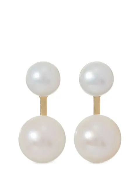 Roxanne Assoulin aretes flotantes con perla de agua dulce