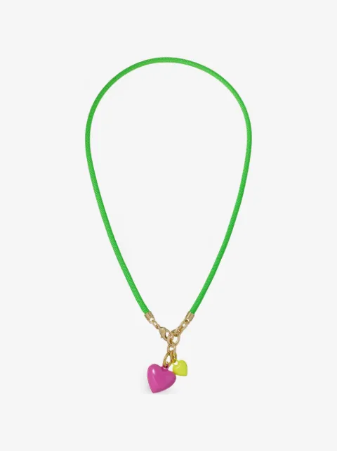 Roxanne Assoulin колье Happy Cord Mini Double Heart