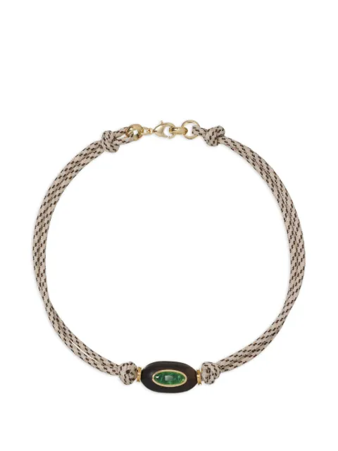 Roxanne Assoulin collar Sesame de cuerda con detalle de cristal