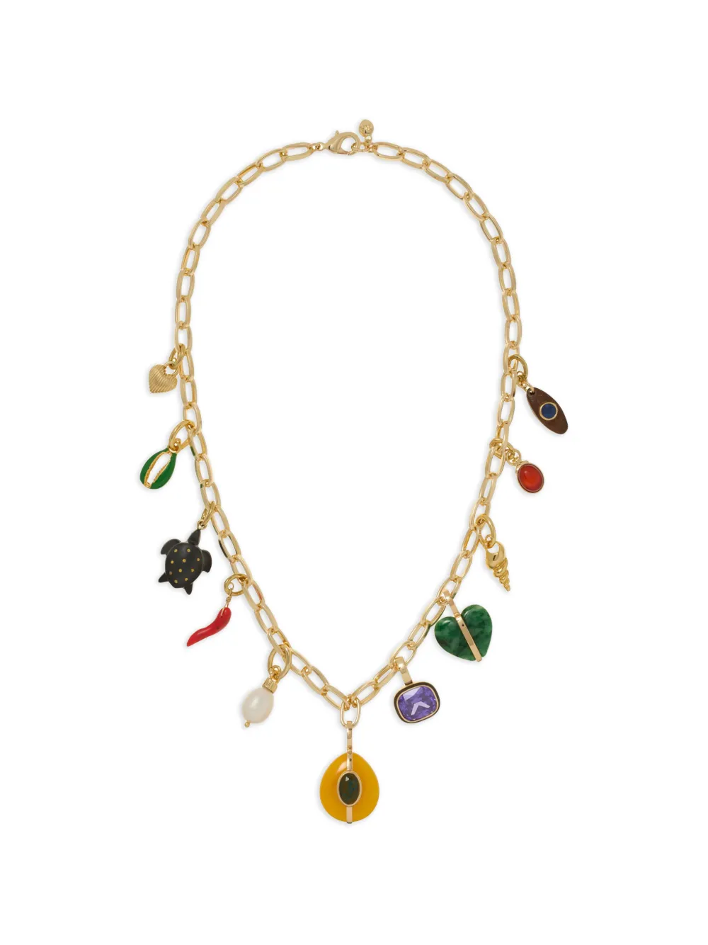 Roxanne Assoulin Tiny Treasures charm necklace - Oro