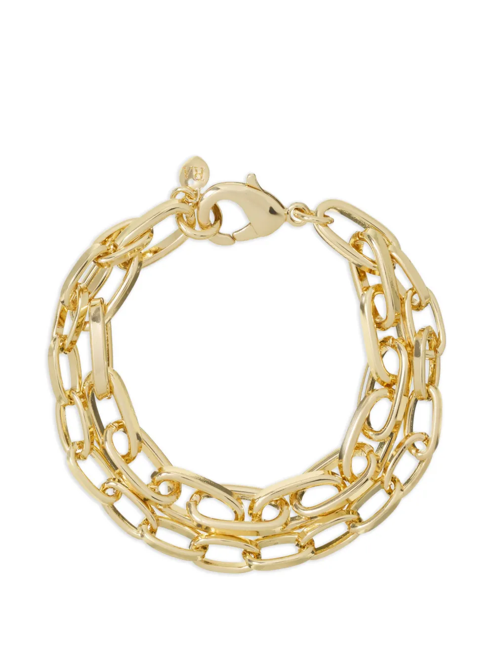 Roxanne Assoulin Paperclip double bracelet - Oro