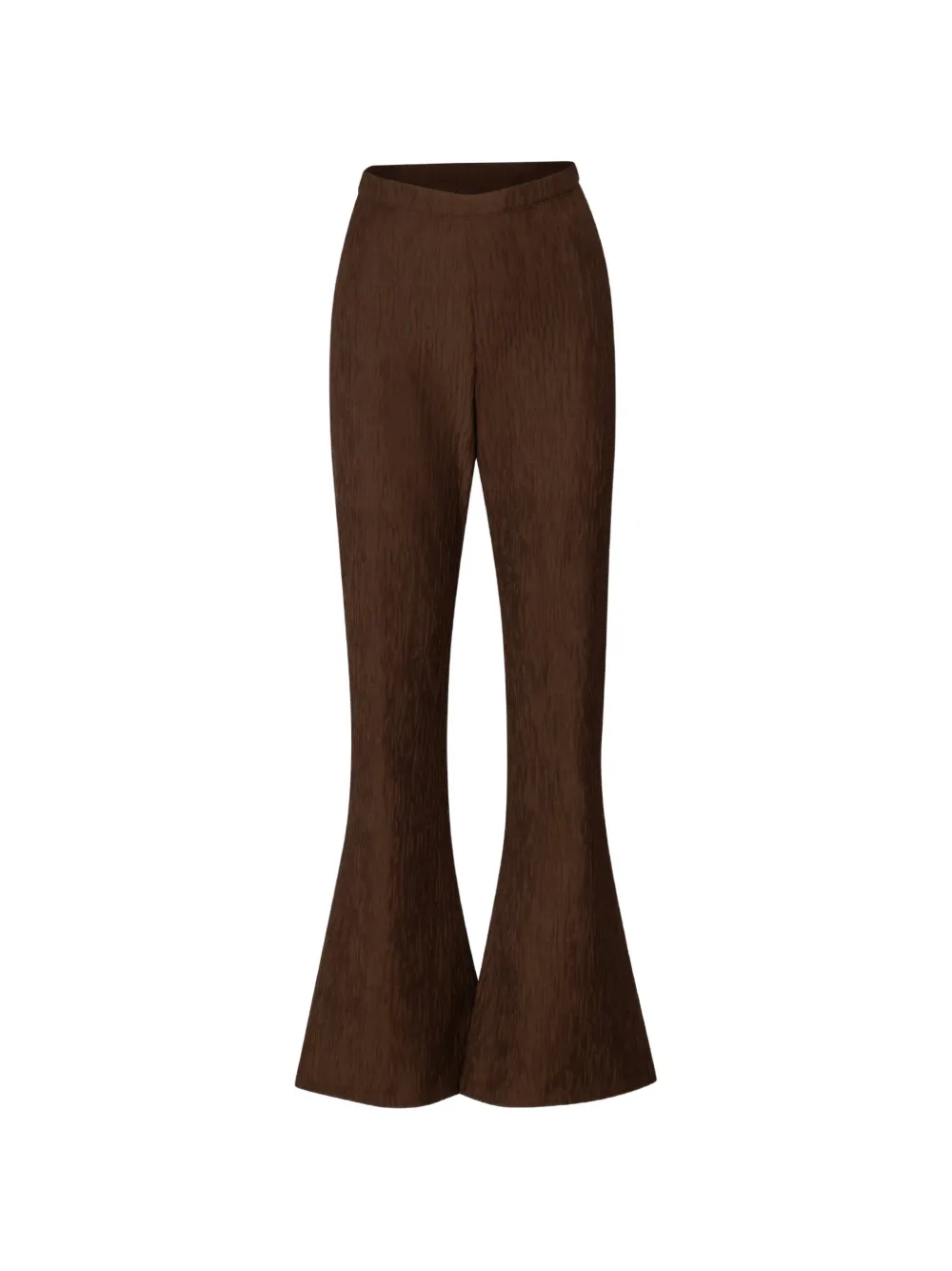 Baobab Louise textured flared trousers - Braun