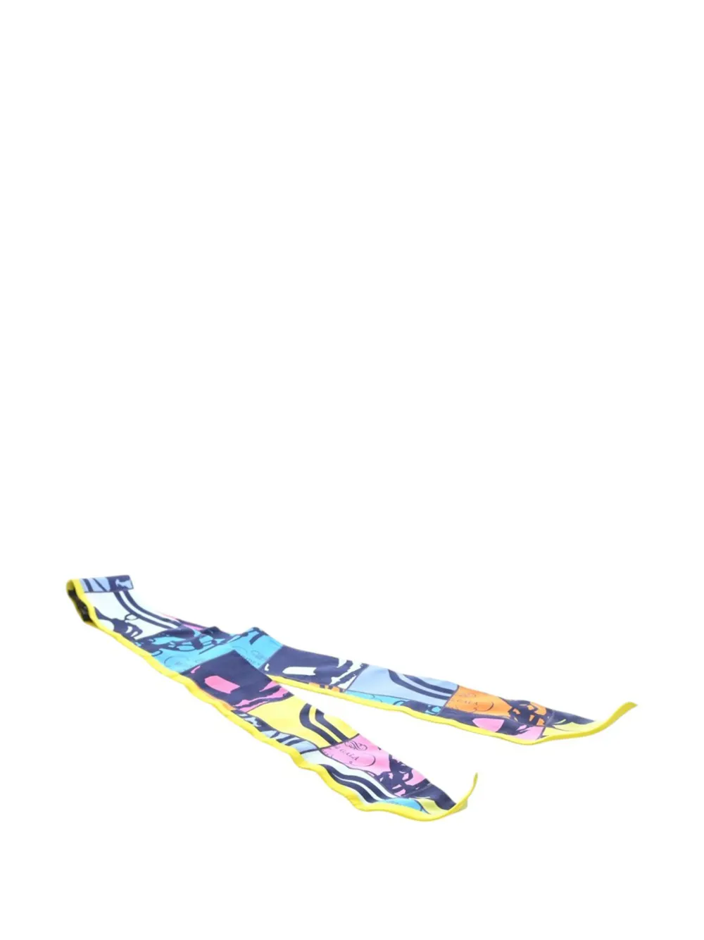 Hermès Pre-Owned 2015-2026 Soie En Desordre Silk Twilly scarves - Multicolore