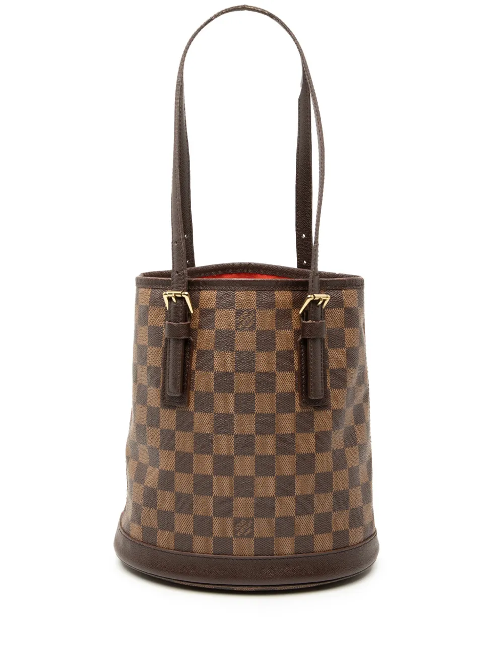 Louis Vuitton Pre-Owned sac seau Marais Damier Ébène (1998) - Marron