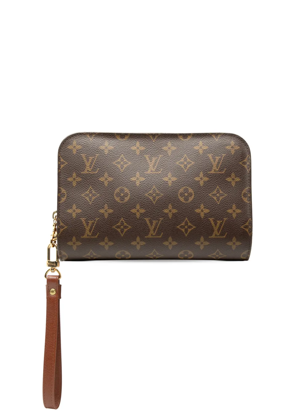 Louis Vuitton Pre-Owned 2000 Monogram Orsay clutch bag - Braun