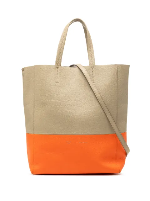 Celine Pre-Owned 2010-2026 Small Bicolor Leather Vertical Cabas satchel