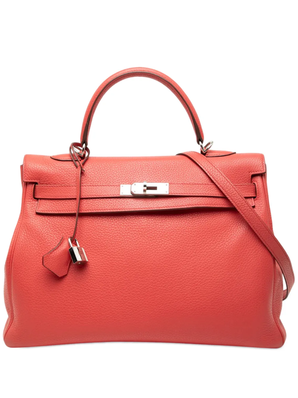 Hermès Pre-Owned 2010 Clemence Kelly II Retourne 35 satchel - Rot