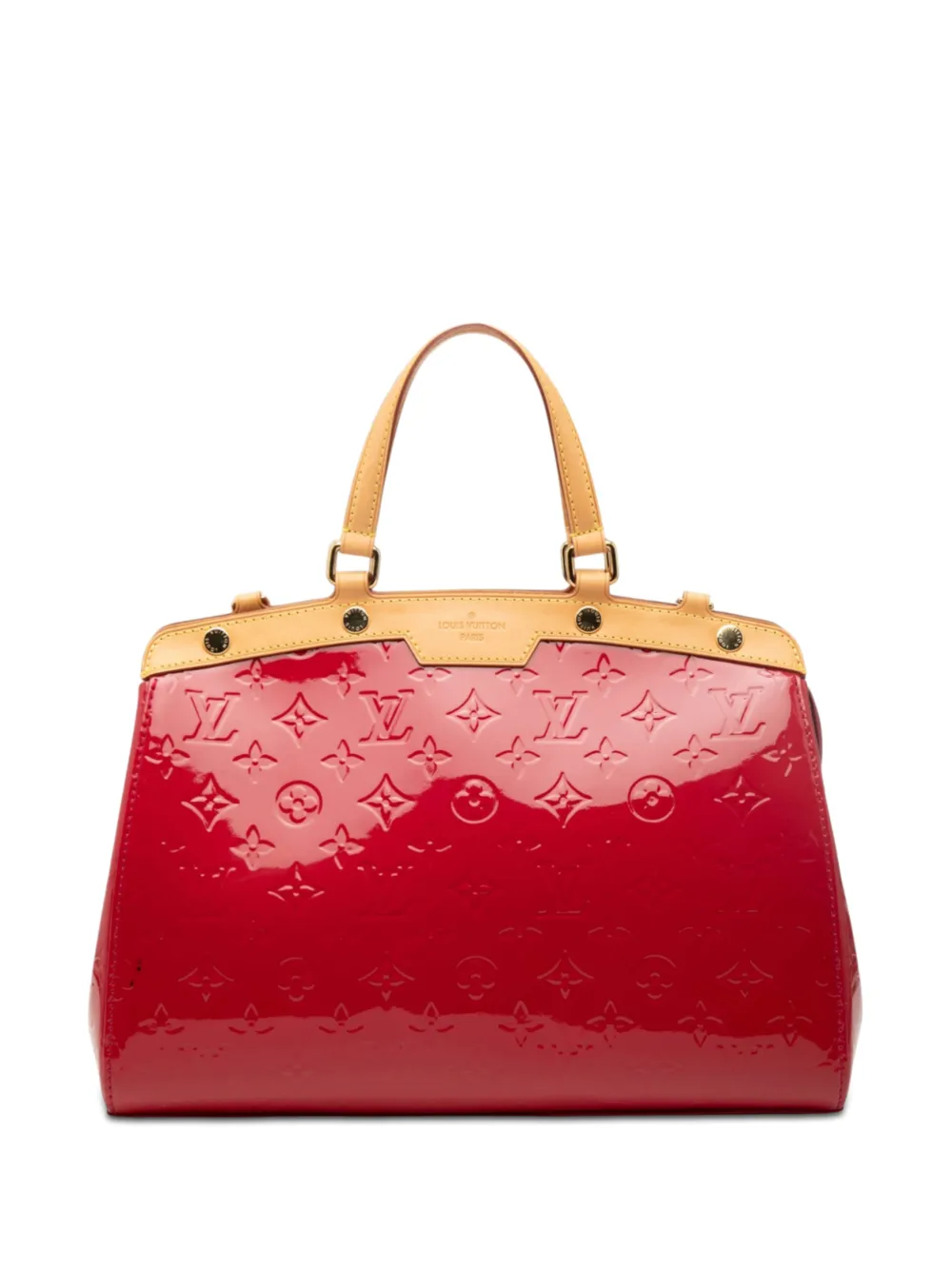 Louis Vuitton Pre-Owned 2012 Monogram Vernis Brea MM satchel - Rot