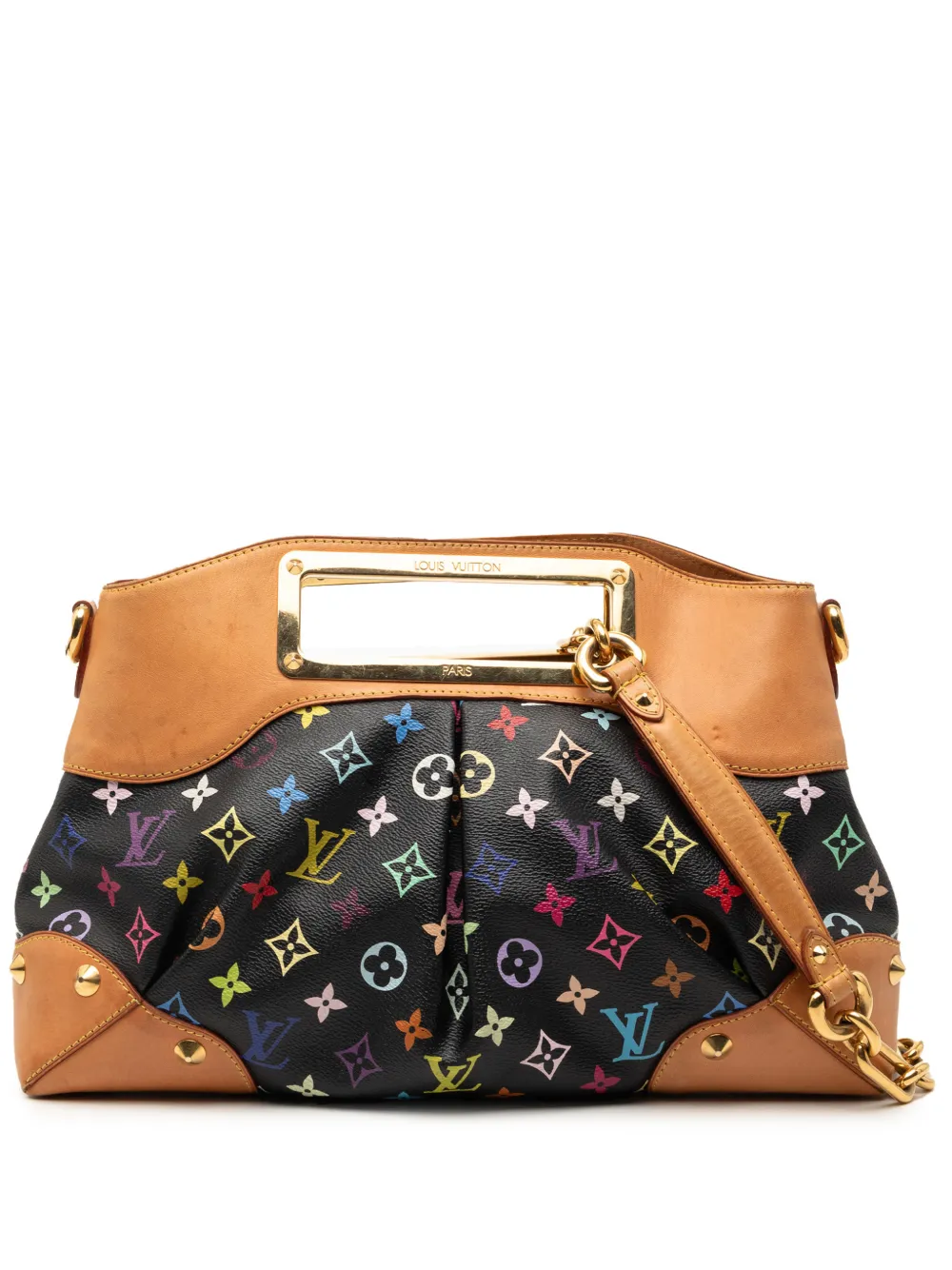 Louis Vuitton Pre-Owned 2011 Monogram Multicolore Judy MM satchel - Nero