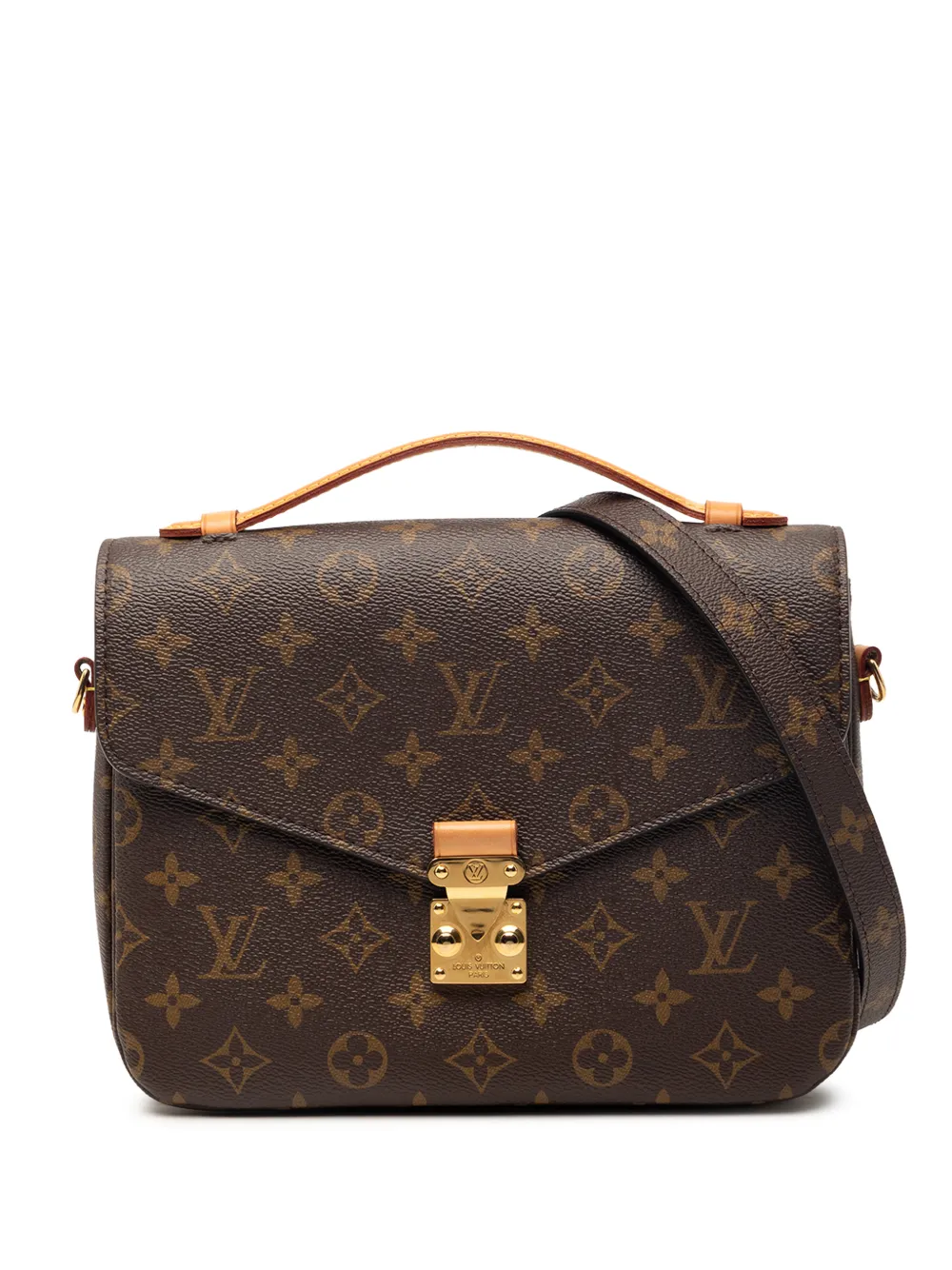 Louis Vuitton Pre-Owned 2021 Monogram Pochette Metis satchel - Marrone
