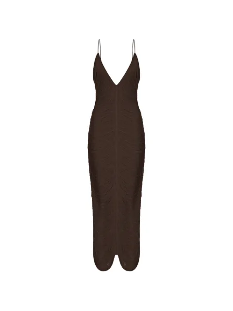 Bless Solé V-neck midi dress