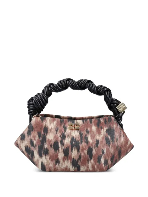 GANNI mini Bou braided-handle tote bag