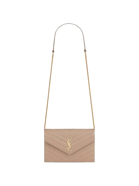 Saint Laurent Cassandre grain de poudre clutch bag