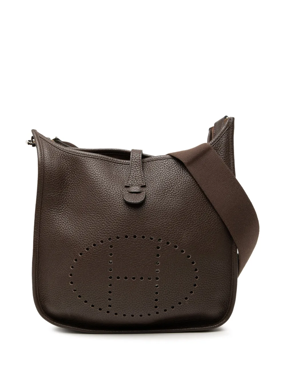 Hermès Pre-Owned 2012 Clemence Evelyne III PM crossbody bag - Marrone