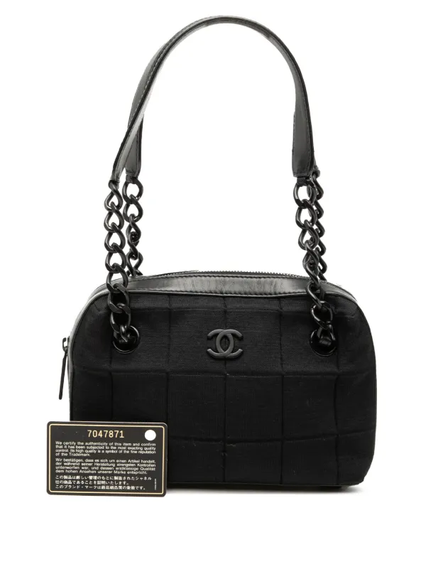 CHANEL Pre-Owned 2002-2003 ココマーク チョコバー ジャージー