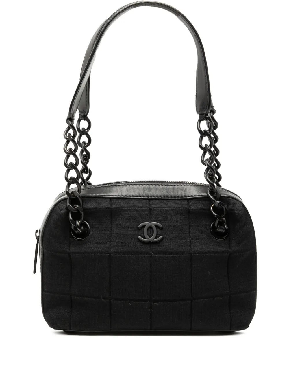 CHANEL Pre-Owned 2002-2003 CC Chocolate Bar Jersey handbag - Nero