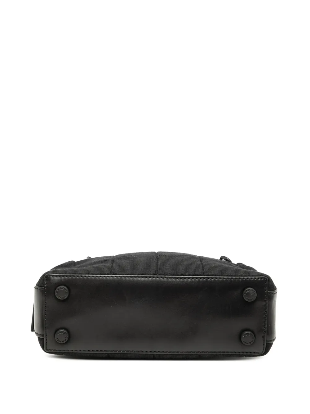 CHANEL Pre-Owned 2002-2003 CC Chocolate Bar Jersey Handbag | Black