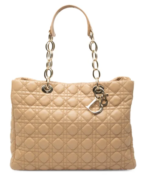 Christian Dior Pre-Owned 2010 Large Lambskin Cannage Lady Dior Soft Shopping tote bag