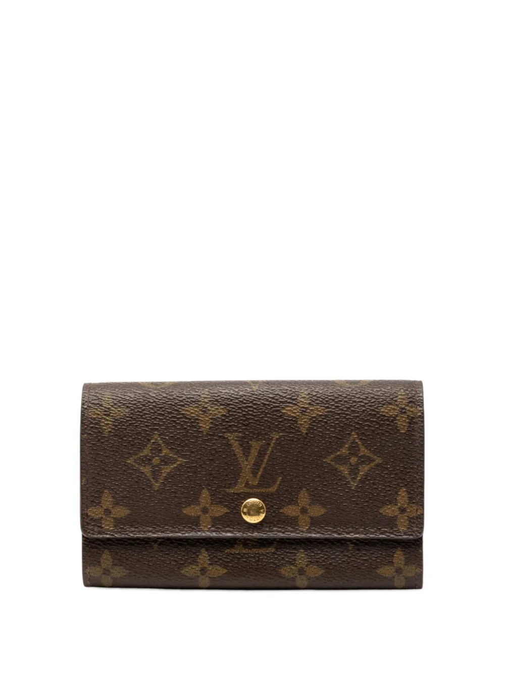 Louis Vuitton Pre-Owned 2001 Monogram Porte Monnaie Billets Tresor Wallet small wallets - Marrone