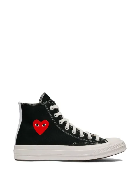 Comme Des Garçons Play heart-motif high-top sneakers