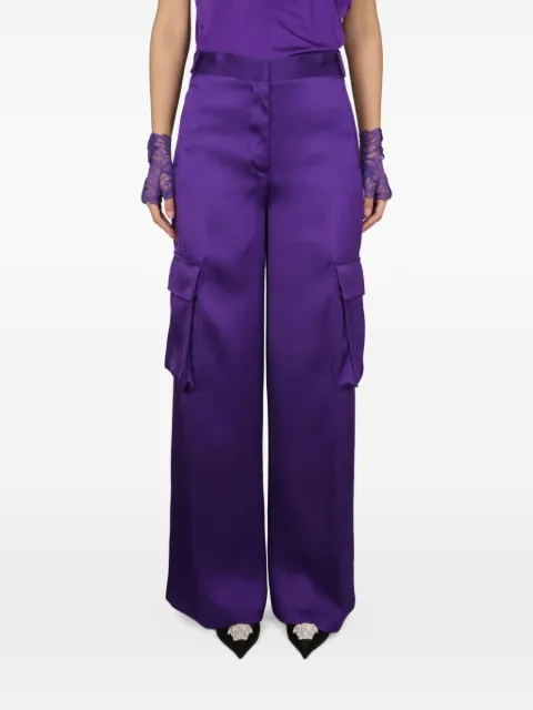 Versace pantalon Duchesse à poches cargo
