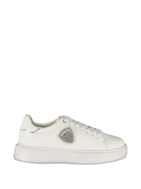 Blauer crystal-embellished platform sneakers
