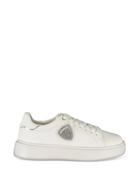 Blauer crystal-embellished platform sneakers