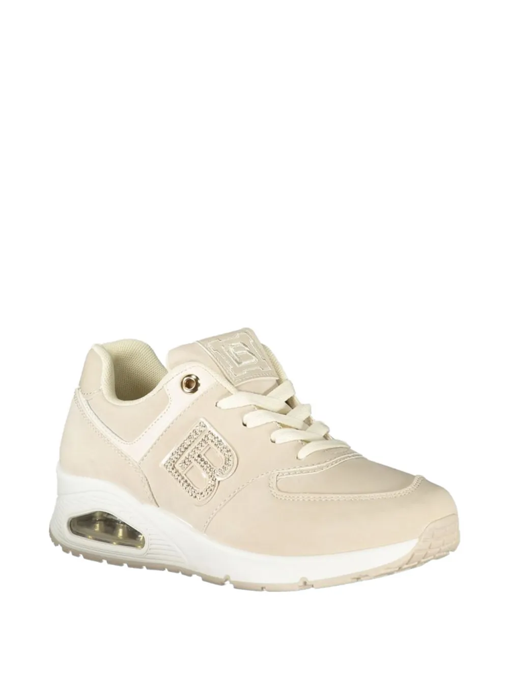 Laura Biagiotti logo-patch sneakers Beige