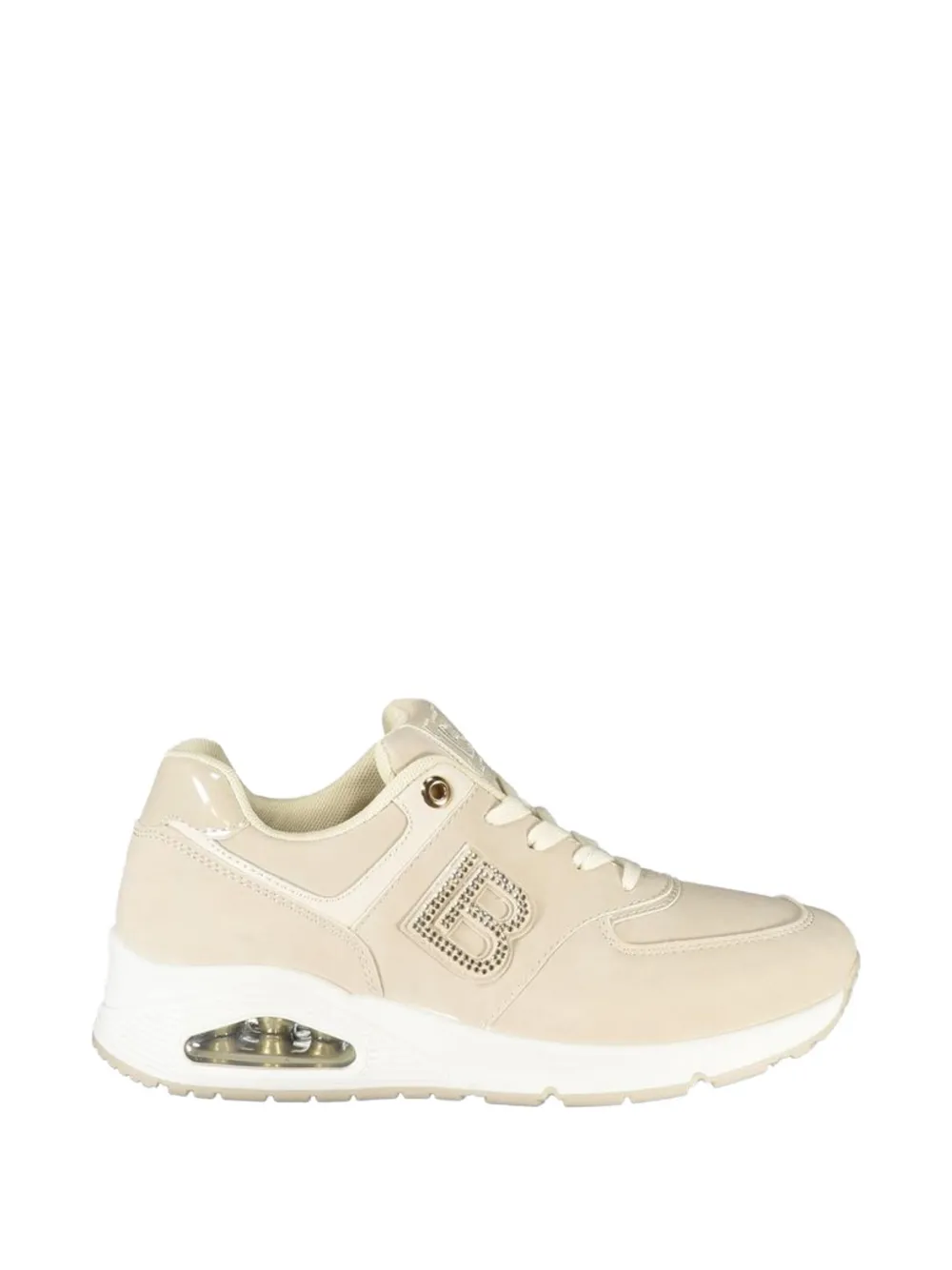 Laura Biagiotti logo-patch sneakers Beige