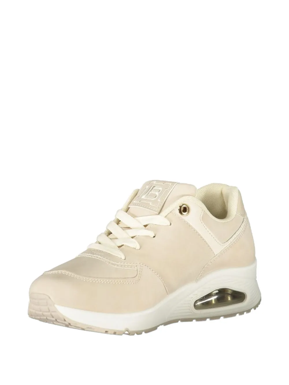 Laura Biagiotti logo-patch sneakers Beige