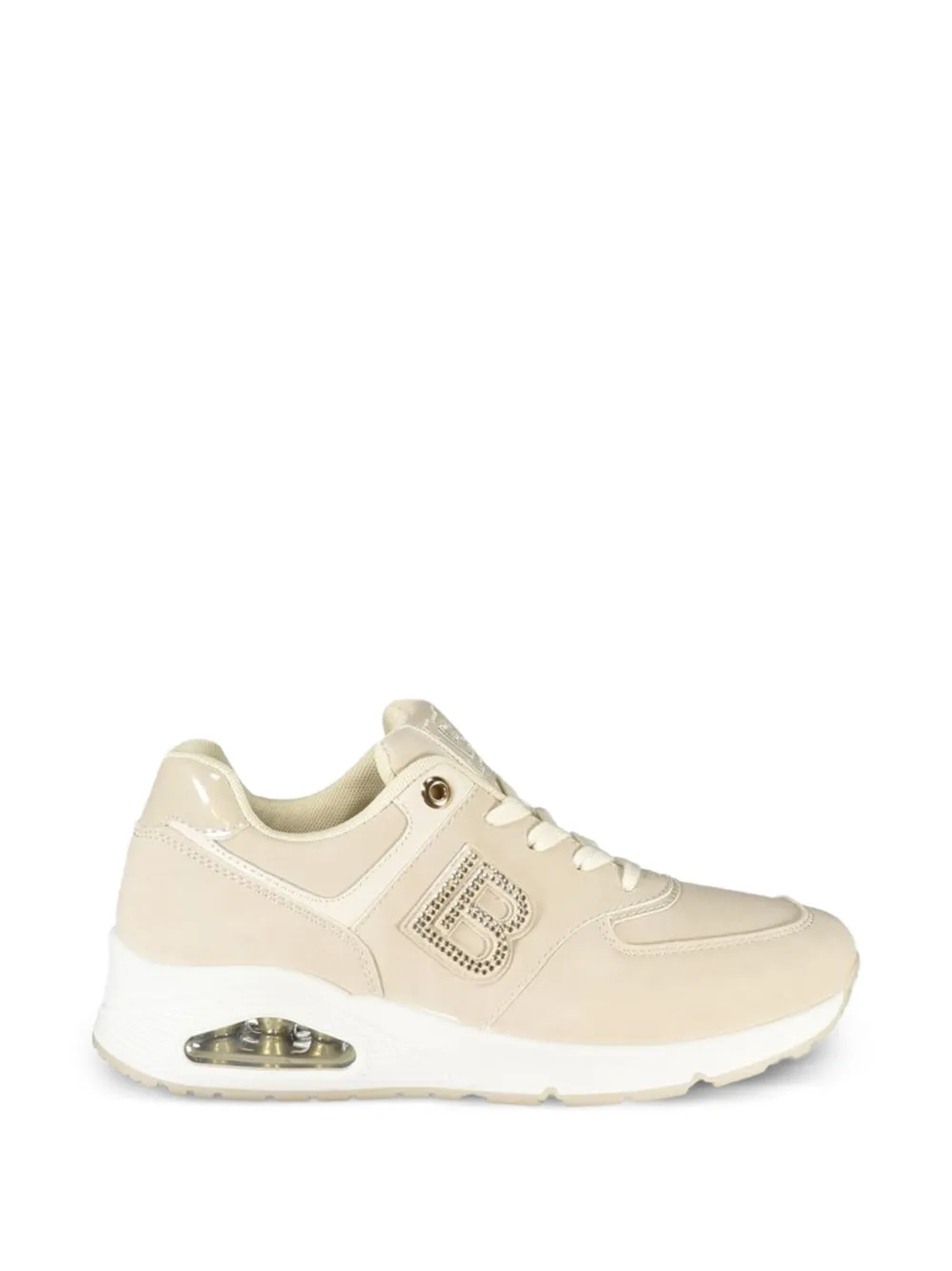 Laura Biagiotti logo-patch sneakers Beige