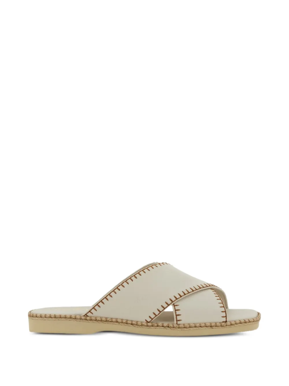 Hogan H660 crossover flat sandals - Neutrals