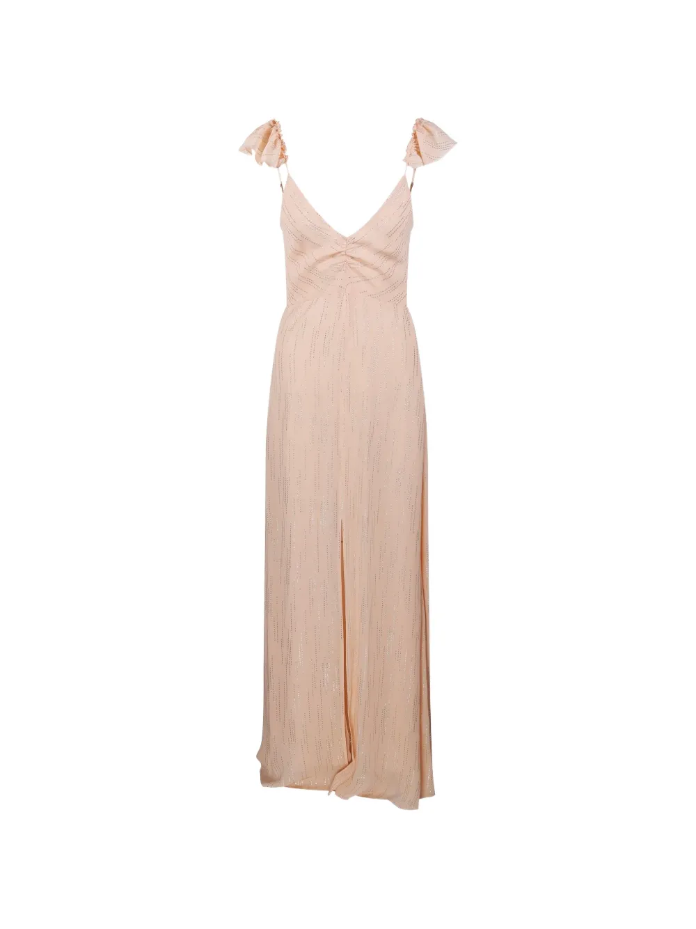 Forte Forte Les Fils d'Argent ruffled maxi dress - Rosa
