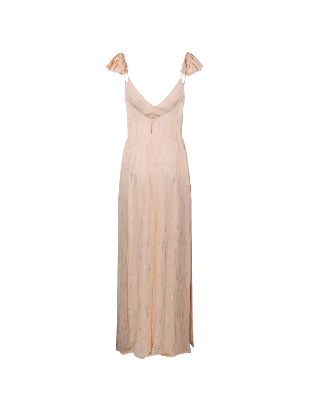 Forte Les Fils d'Argent maxi-jurk met ruches Roze