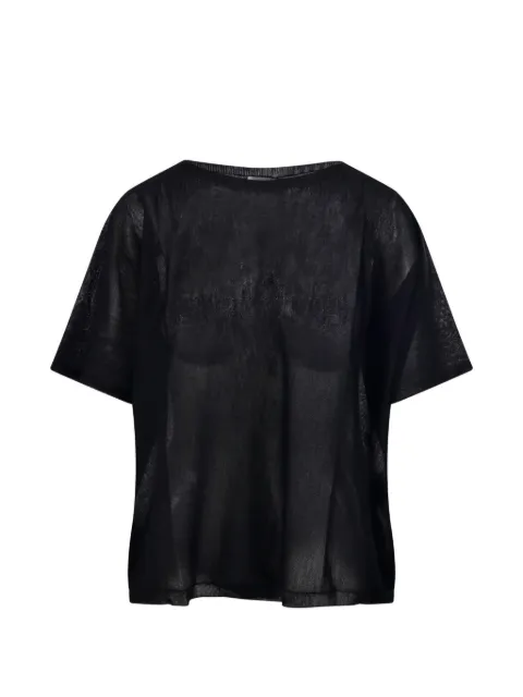 Roberto Collina sheer fine-knit T-shirt