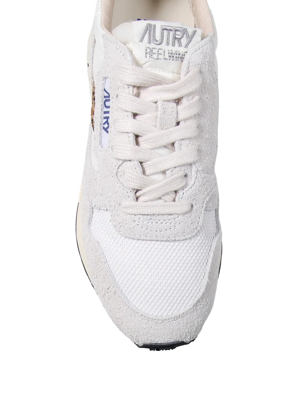 Autry Reelwind leopard-print panelled sneakers Beige