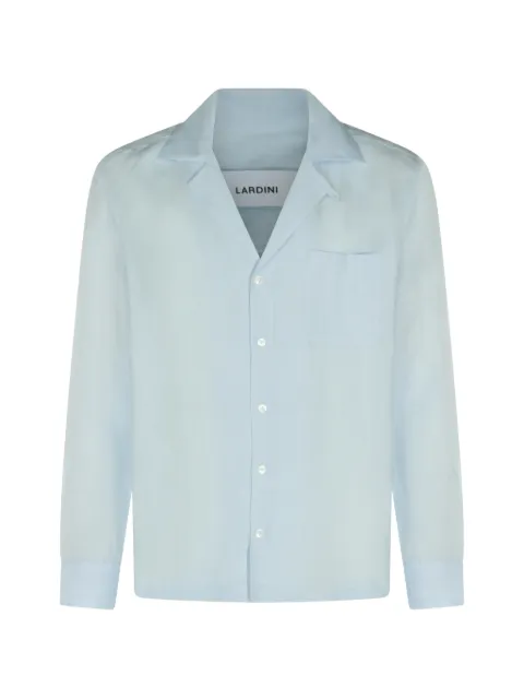 Lardini linen camp-collar shirt