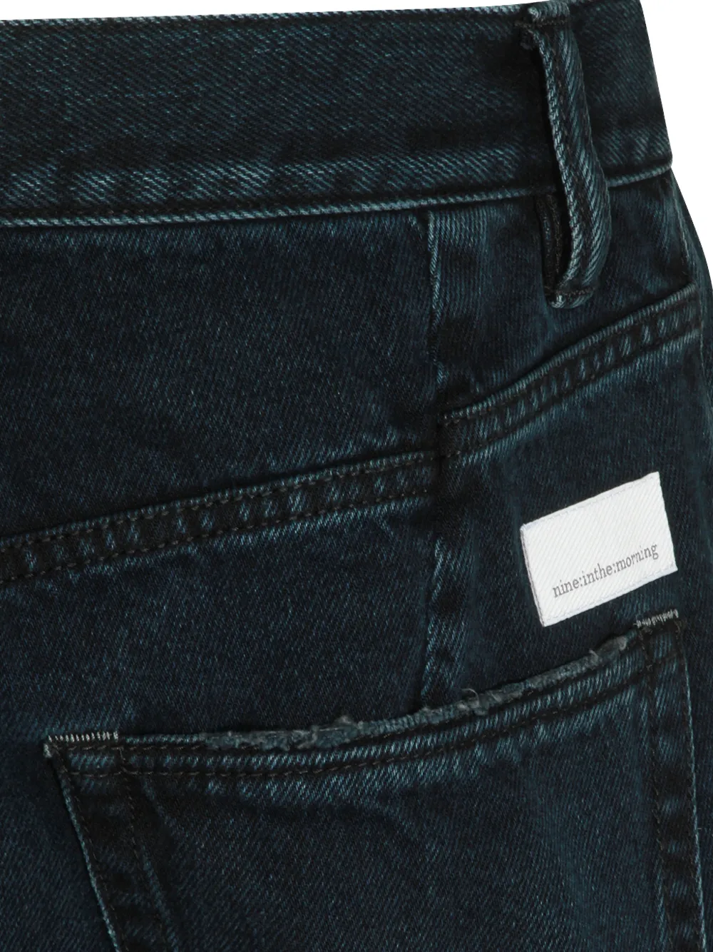Nine In The Morning Jeans met riemlussen Blauw