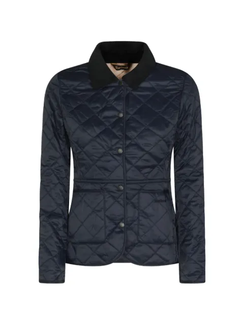 Barbour quilted corduroy-collar jacket