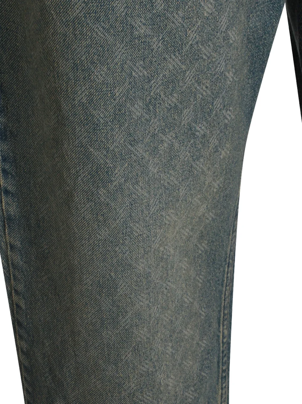 Daily Paper Monogram Amba jeans met vervaagd effect Blauw