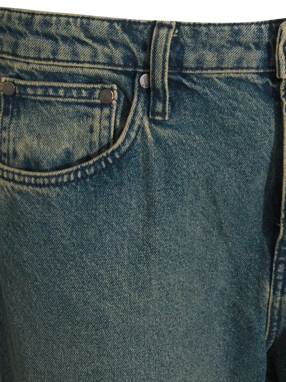 Daily Paper Monogram Amba jeans met vervaagd effect Blauw