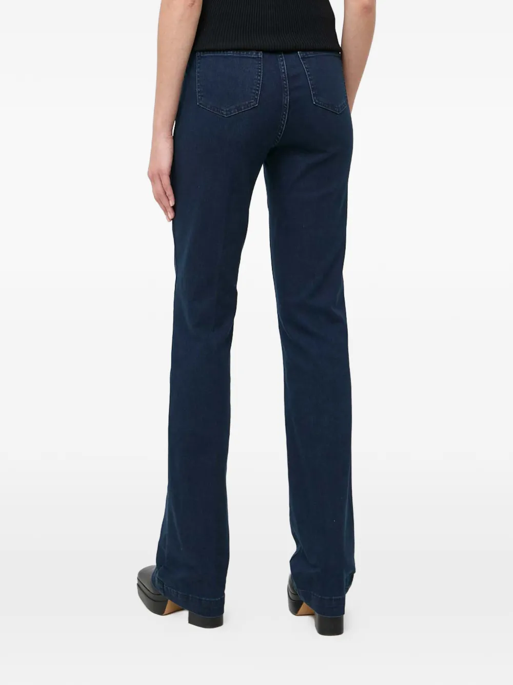 Morgan Flared jeans met zak Blauw