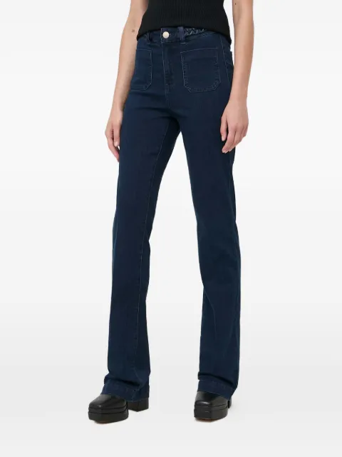 Morgan jeans acampanados con bolsillos