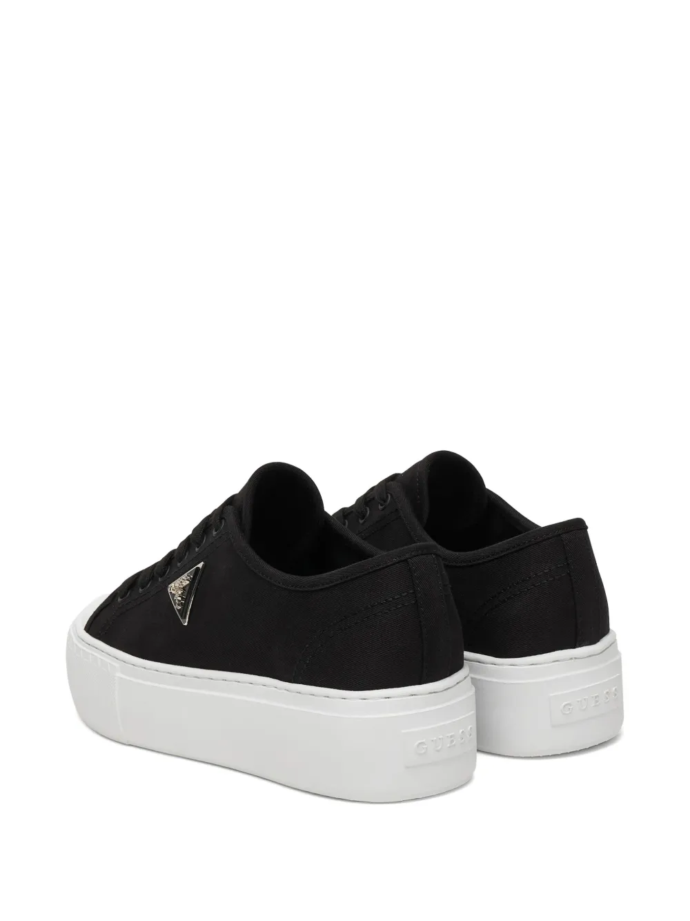 GUESS USA Joezi platform toe cap sneakers Zwart