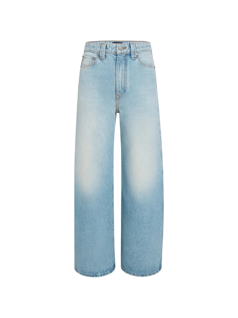 KHAITE Delina wide-leg jeans - Blu
