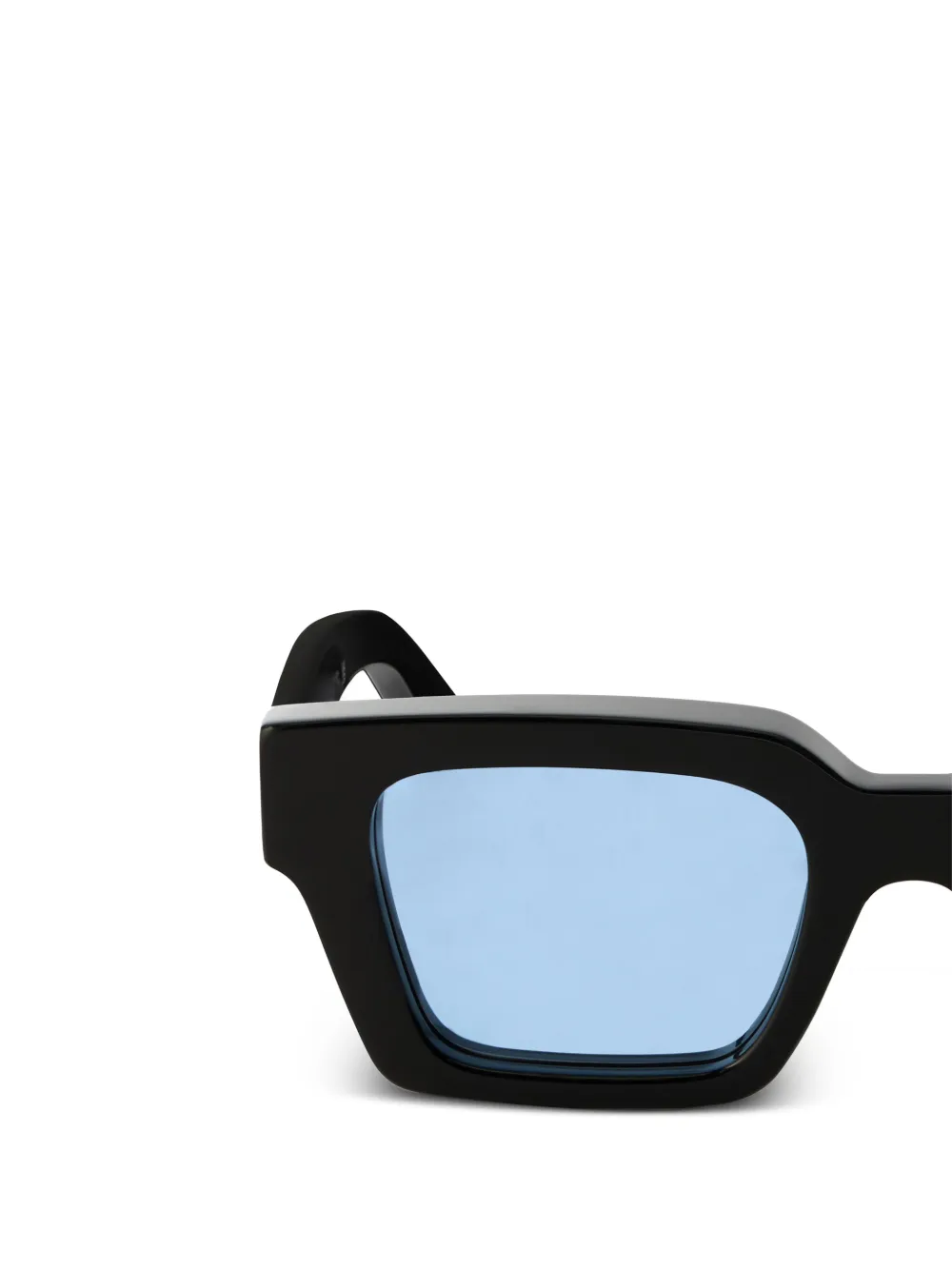 Off-White Eyewear Zonnebril met vierkant montuur Zwart