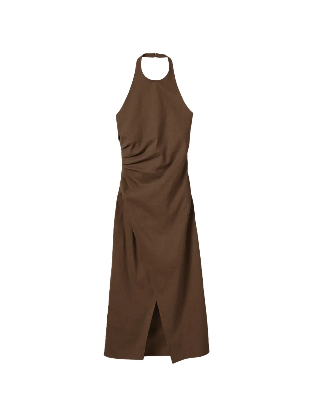 A.L.C. Sylvie halterneck midi dress - Marrone