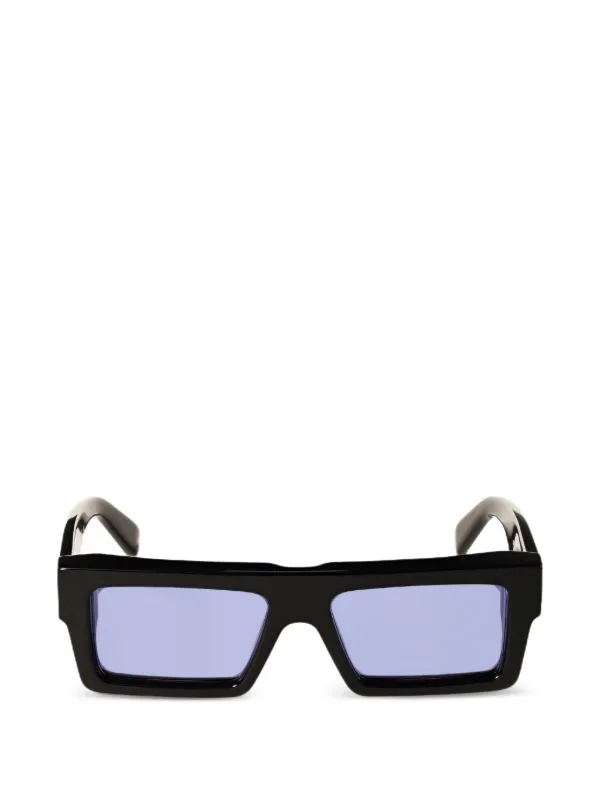 Off-White Eyewear スクエアフレーム サングラス | ブラック | FARFETCH JP